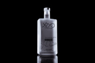 bottle of silver 100% agave yeyo tequila