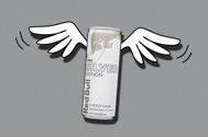 can of lime flavored Red Bull Silver Edition